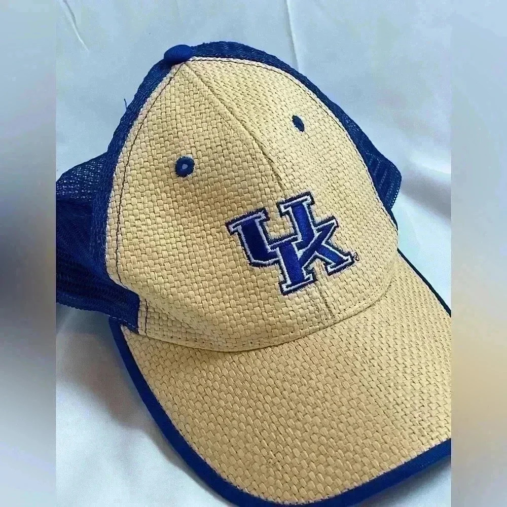 Kentucky Wildcats Snapback Hat NCAA Blue‎ Rattan Adjustable Cap ￼UK Adult O/S